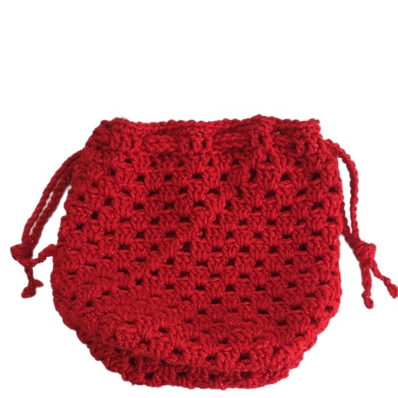 Crochet Drawstring Bag - Picture 3 of 3